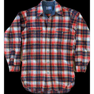 Men's Pendleton Shirt, M, Red & Black Plaid‎